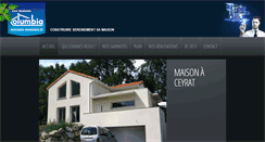 Desktop Screenshot of maisons-columbia.fr
